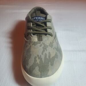 Sperry Spinnaker Washable Camo Boys Shoes Size 12.5M